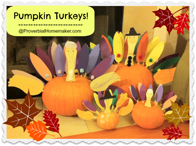 redirected – Thanksgiving Craft: Pumpkin Turkeys