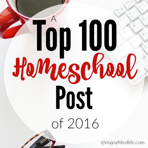 Top 100 homeschool posts of 2016