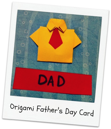 Father's Day Origami Card