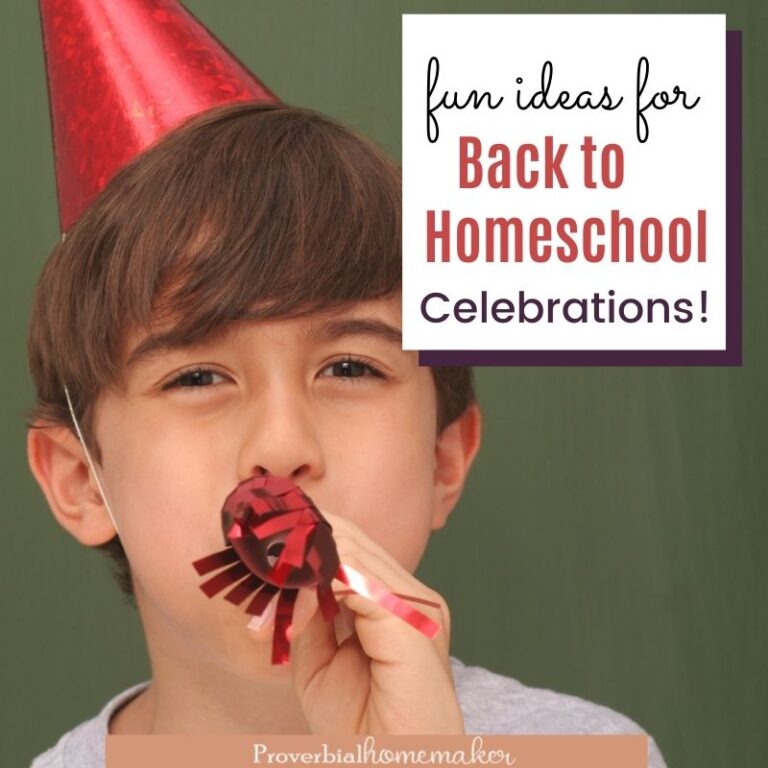 Enjoy fun ideas for back to homeschool celebrations your kids will love!