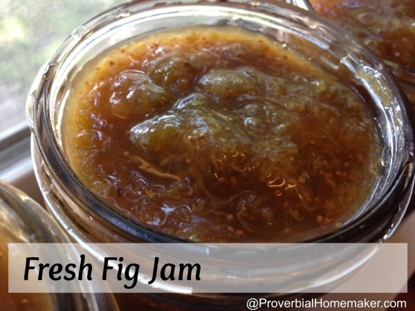 Make delicious jam from fresh figs!