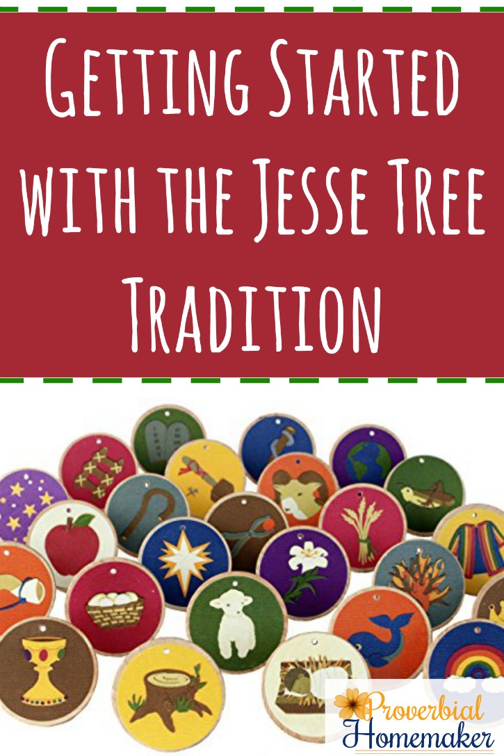 Getting started with the Jesse Tree traditions for advent this Christmas! 