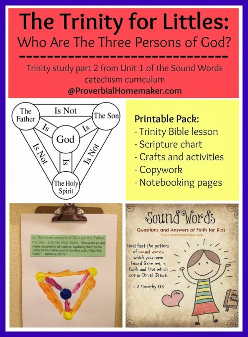 redirected Trinity for Littles: The Three Persons of God (Sound Words Lesson)