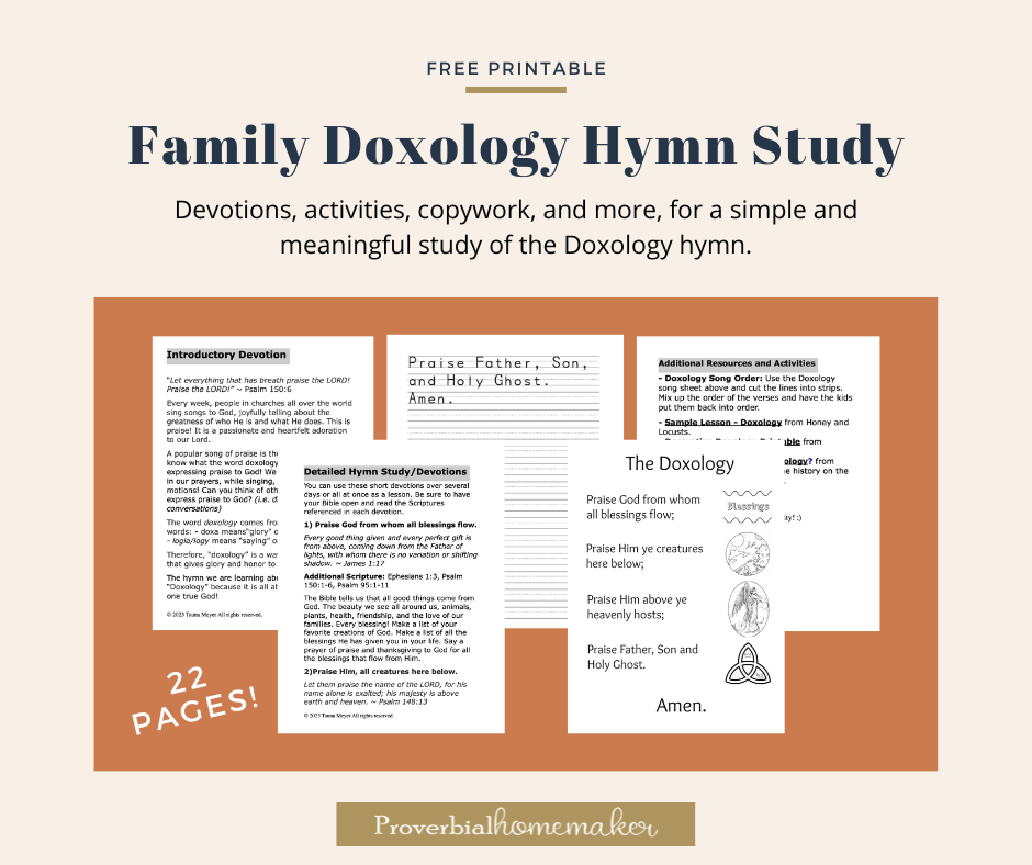 Doxologie-hymnestudie voor gezinsdevoties