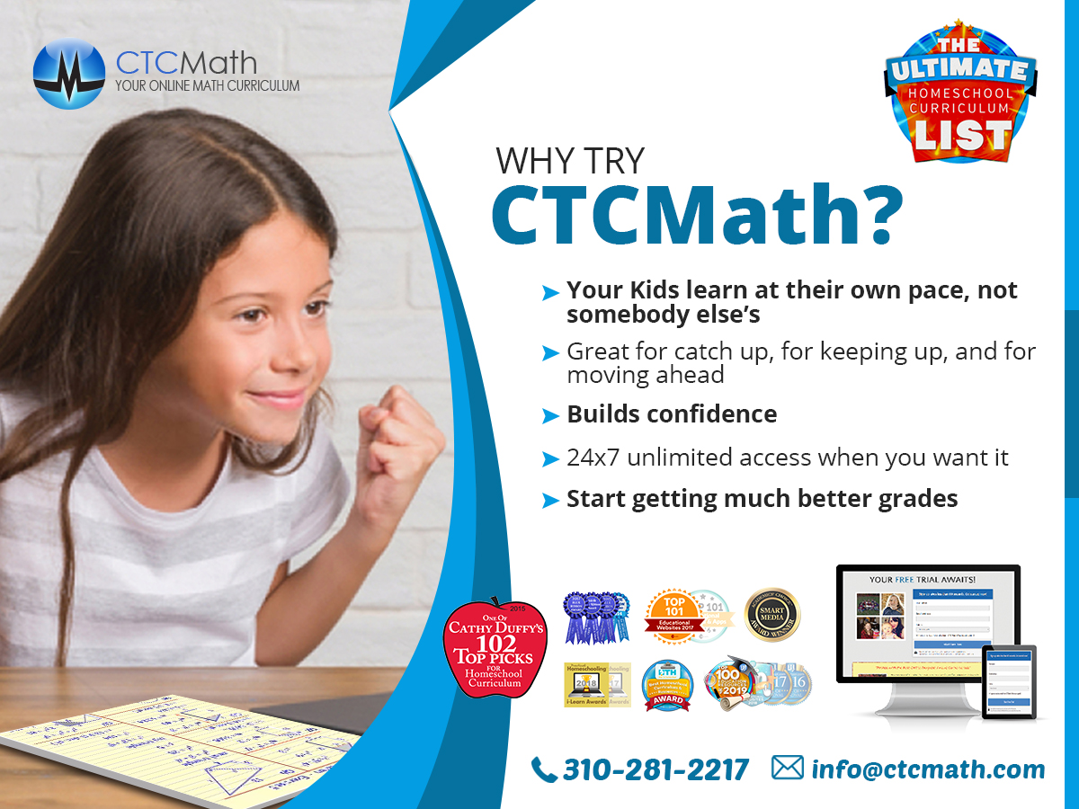 CTCMath - CTC Math is a great online homeschool math program!