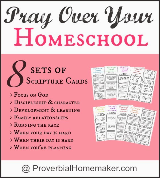 Pray Over Your Homeschool Prayer Cards