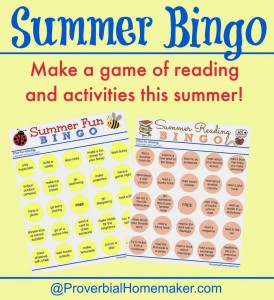 Summer Bingo Printable Sheets