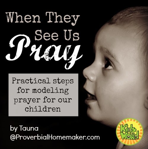 Modeling prayer for our children