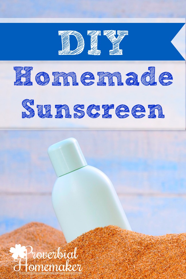 Make this easy recipe for DIY homemade sunscreen and avoid the harsh chemicals!