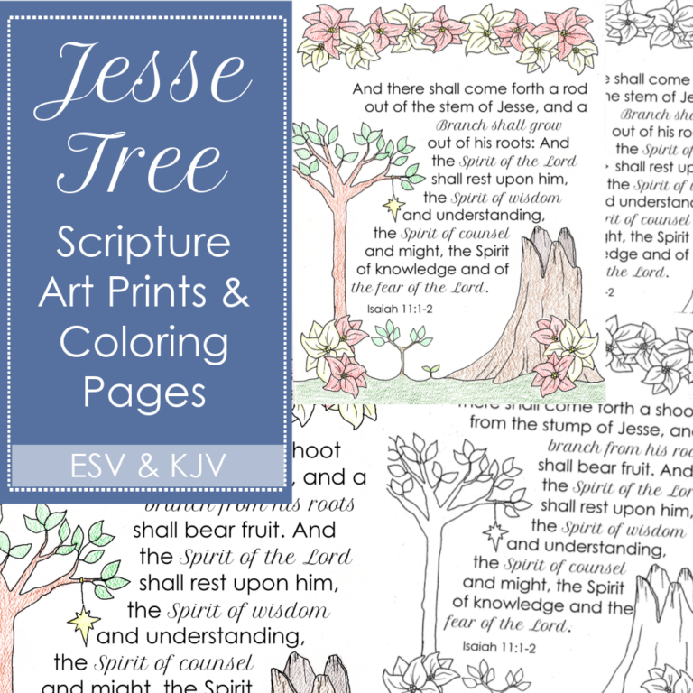 FREE Jesse Tree Scripture Printable