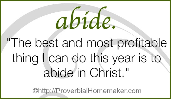 Abide in Christ