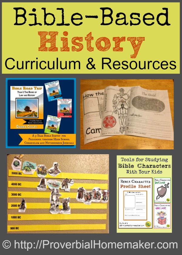 Curriculum and resources to teach history using the Bible