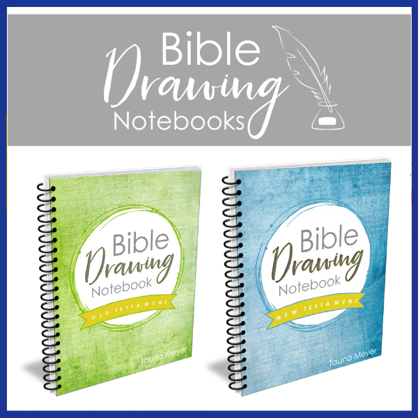 Bible Drawing Notebooks - a great Bible-based language arts resource
