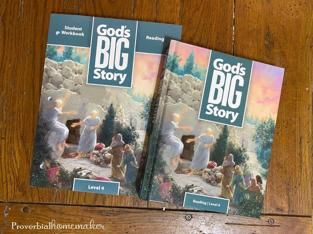 God's Big Story level 4 Generations curriculum - a great Bible-based language arts resource