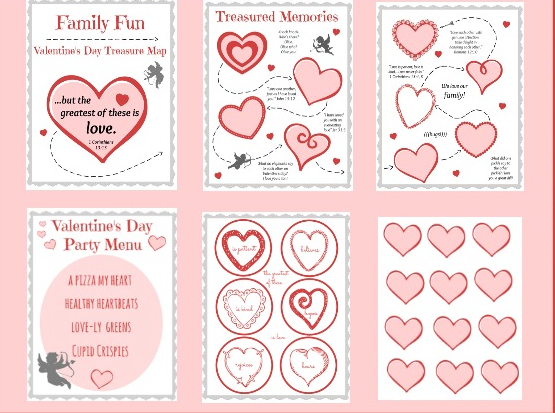 Valentine's Day Family Celebration (Printables!) - Proverbial Homemaker