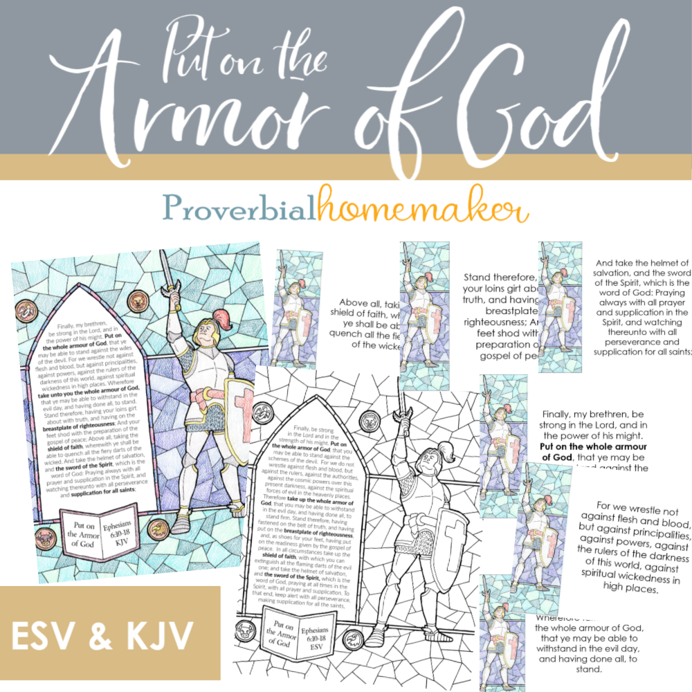 Armor of God Prayers to Pray with Power (with Free Printables) 