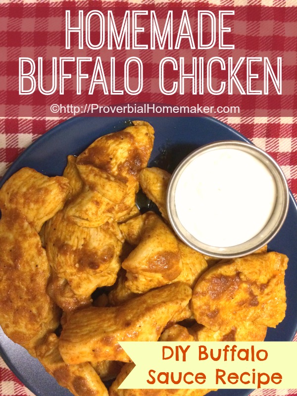 Buffalo Chicken Recipe with DIY Buffalo Sauce