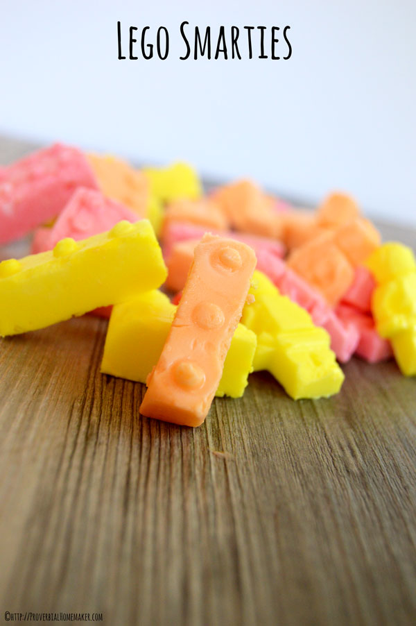 Have some Lego fun with these super simple and kid friendly Lego Smarties!