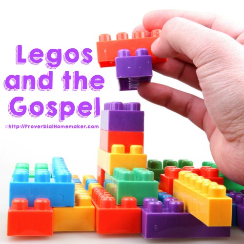 Use Legos to teach your child the gospel in a way that they will understand and remember!