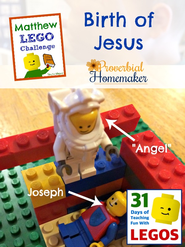 bent shuttle kerne Birth of Jesus (Day 2 Matthew Bible Lego Challenge) - Proverbial Homemaker