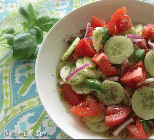 cucumber tomato salad