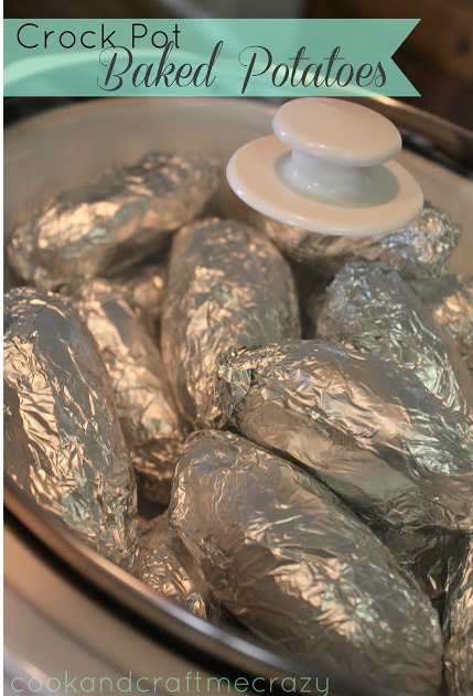 crock pot baked potatoes