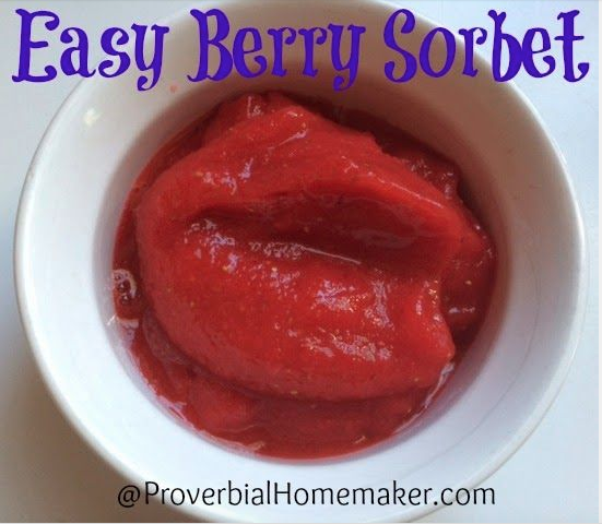 Easy Berry Sorbet