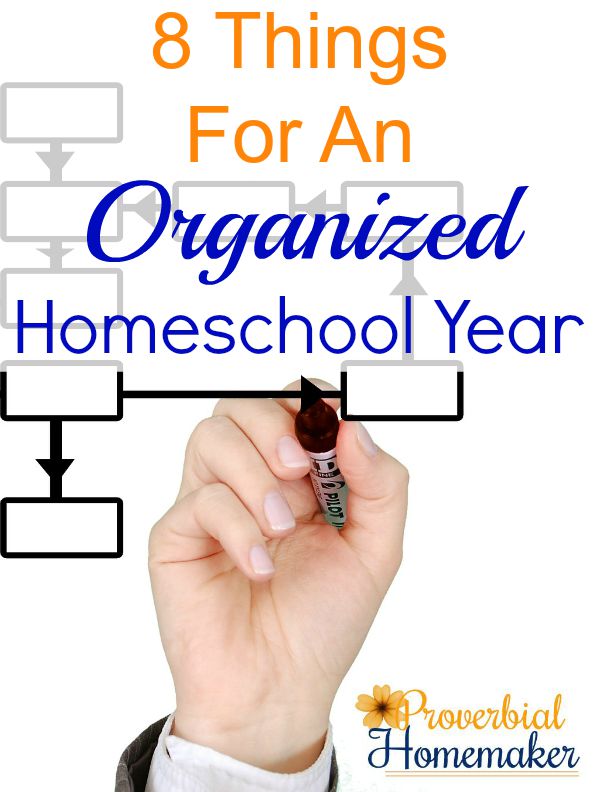 Tips for getting organized for the new homeschool year!