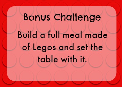 Bonus lego challenge - meal