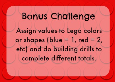 Bonus lego challenge - building drills