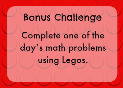Bonus lego challenge - math problem
