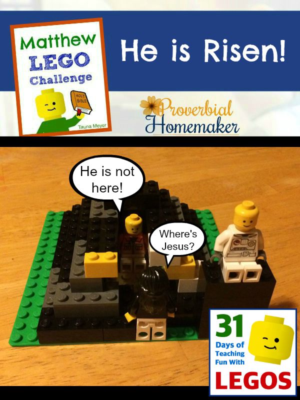 He is Risen! - Empty tomb, Matthew Lego Challenge Day 20