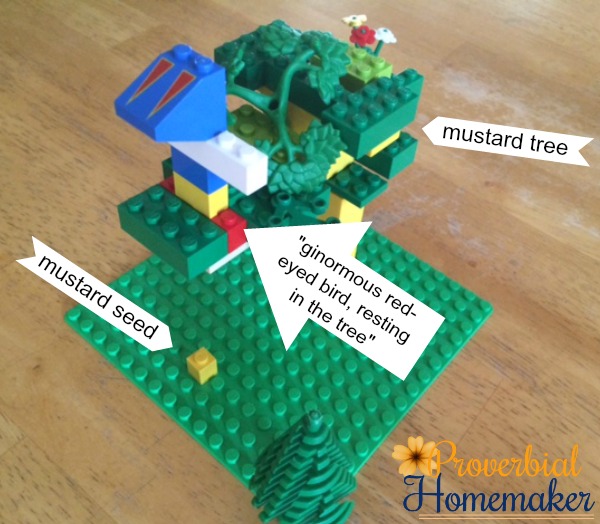 Build through the Bible with the Matthew Lego Challenge - Day 12: The Mustard Seed