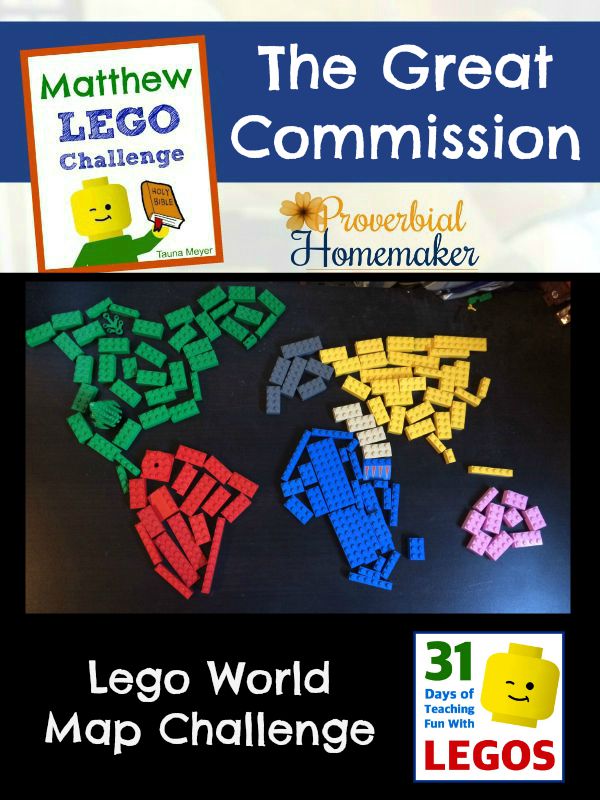 The Great Commission - Matthew Lego Challenge Day 21