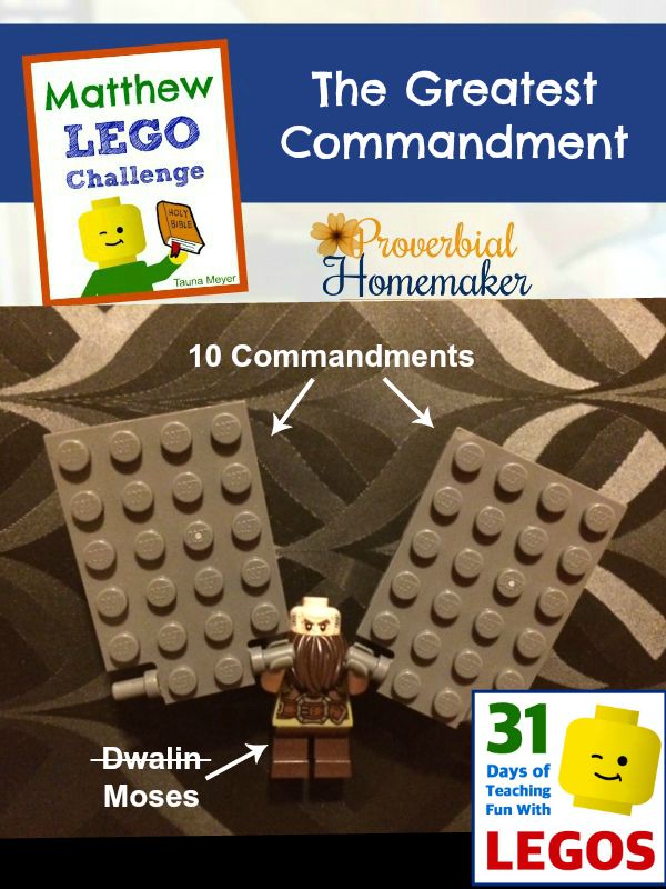 Build through the Bible with the Matthew Lego Challenge - Day 15: Greatest Commandment