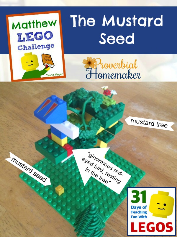 Build through the Bible with the Matthew Lego Challenge - Day 12: The Mustard Seed