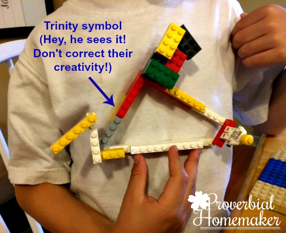 Build through the Bible with the Matthew Lego Challenge - Day 4: Baptism of Jesus (Trinity)