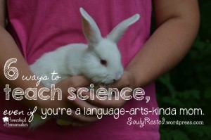 Teaching Science When You're a Language-Arts-Kinda Girl - Tips for a living books kind of science program