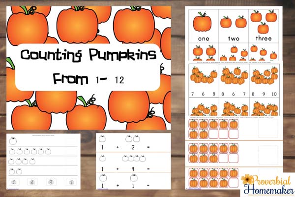 Counting Pumpkins 1-12