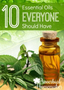 10 Essential Oils Everyone Should Have