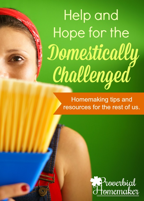 Homemaking tips and resources for the domestically challenged