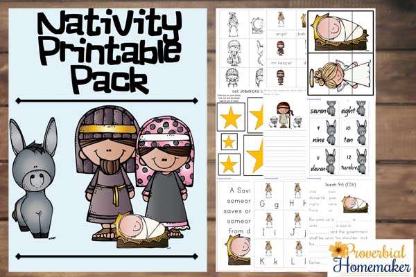 nativity printable