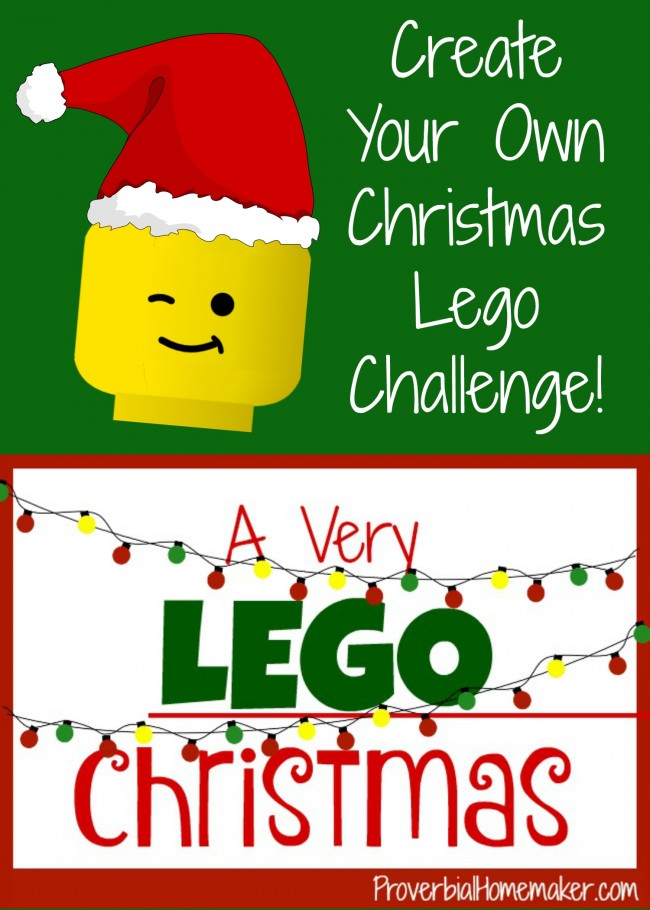 Create Your Own Christmas Lego Challenge A Very Lego Christmas Proverbial Homemaker