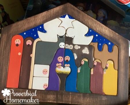 Arts of the Heart wooden nativity puzzle