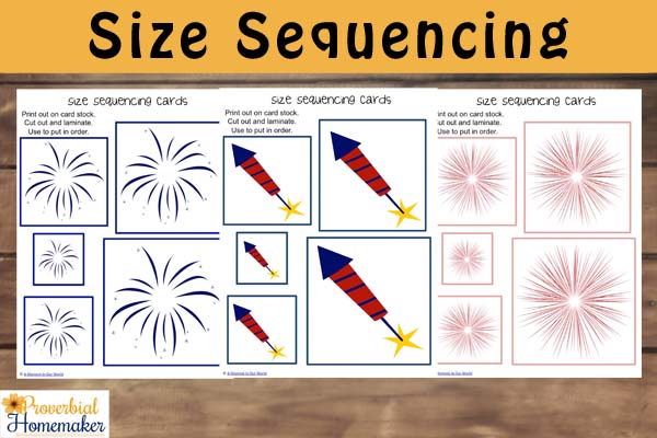 Fireworks Pack Size Sequencing