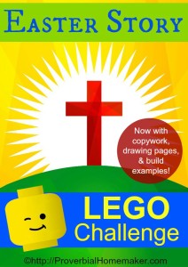 Easter Story Lego Challenge! What a fabulous way to incorporate hands-on learning with the Bible!