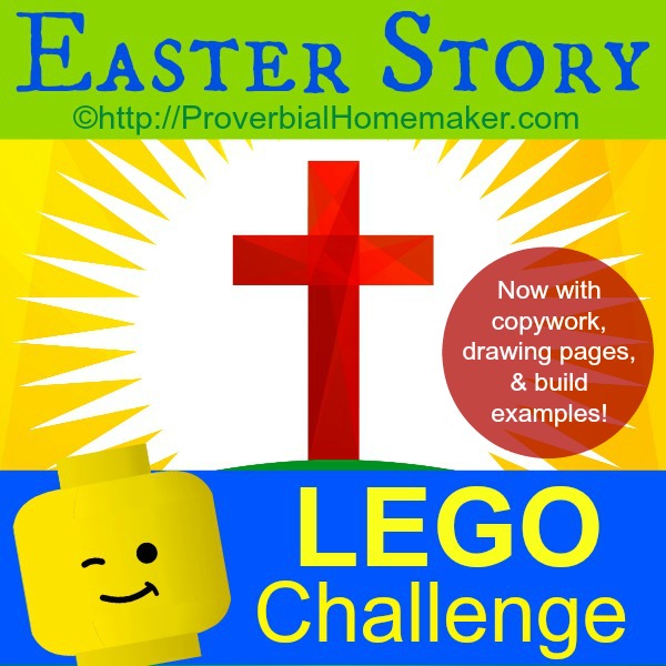 Easter Lego Challenge! What a fabulous way to incorporate hands-on learning with the Bible!