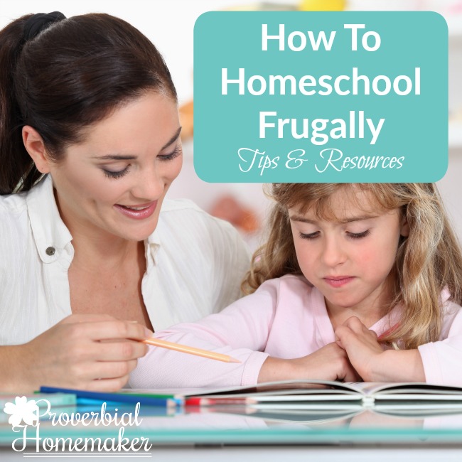 Tips & Resources for frugal homeschooling.