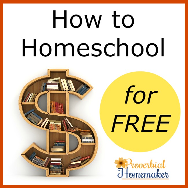 Find out how to homeschool for free with great tips and encouragement