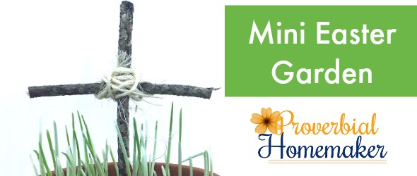 Such a fun twist on this idea! Teach your kids about the resurrection story with these mini Easter gardens!